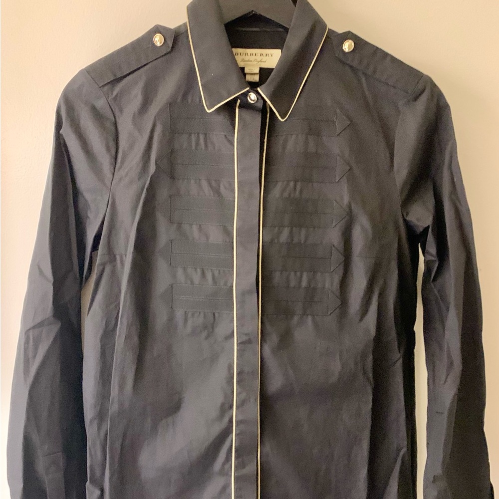 Burberry Women’s Military Button-down